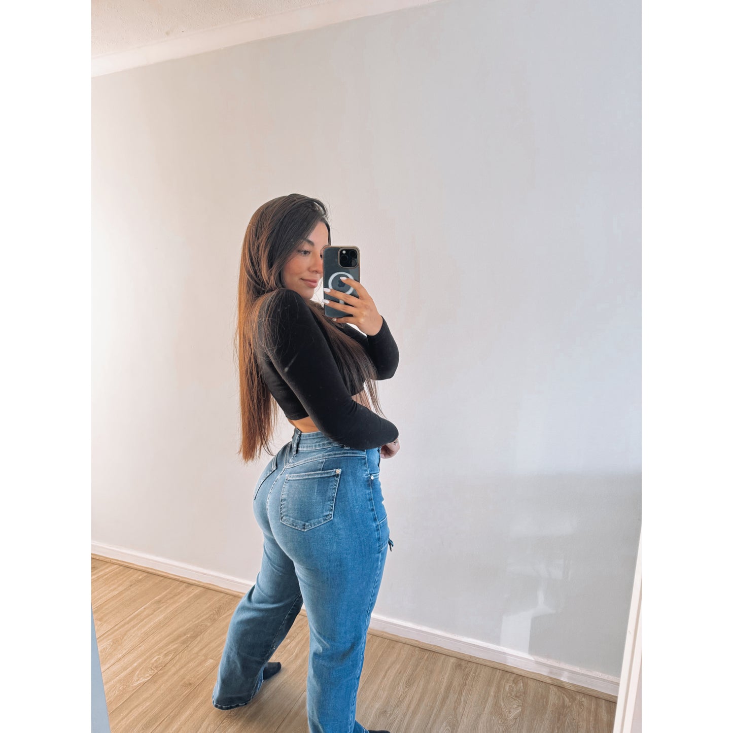 JEANS WIDE LEG MARINA